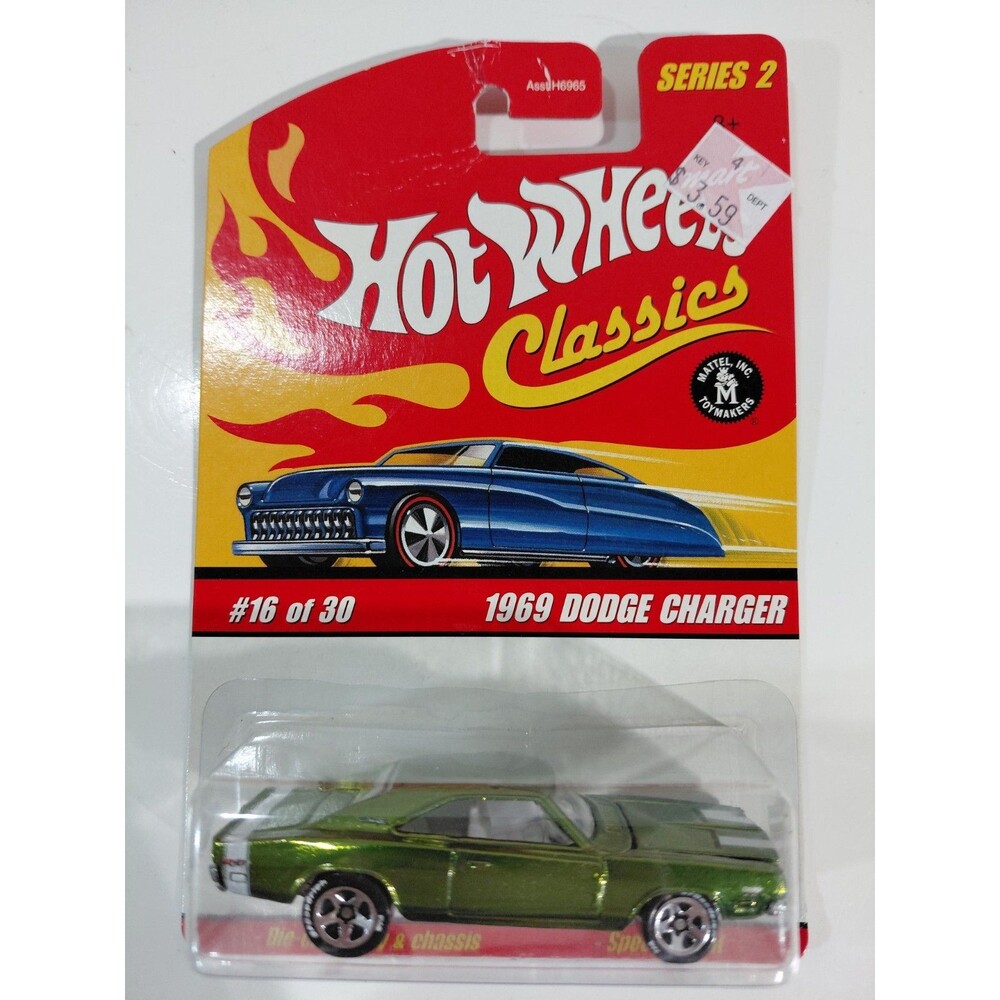 NIP Hot Wheels Classics Series 2 1:64 Die Cast 1969 Dodge Charger Muscle Car